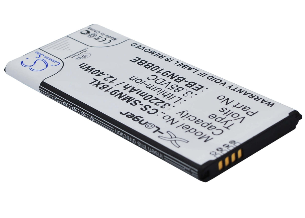 3.85V, Li-ion, 3220mAh, SmartPhone battery fits Samsung, (Black),Eb-bn910bbe, Galaxy Note 4, Sm-n910a, 12.4Wh Mobile, SmartPhone Cameron Sino Technology Limited (Smartphone)