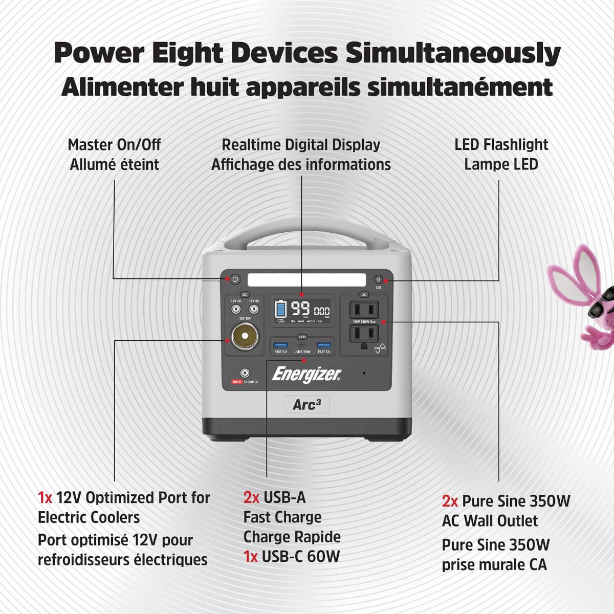 Energizer Arc3 Portable Power Station Other Energizer