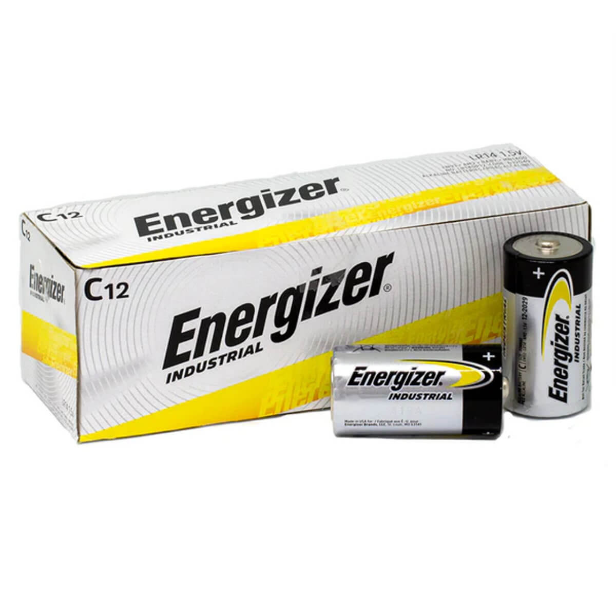 Energizer C Industrial Alkaline Batteries Model En93 - Non Rechargeable Other Energizer