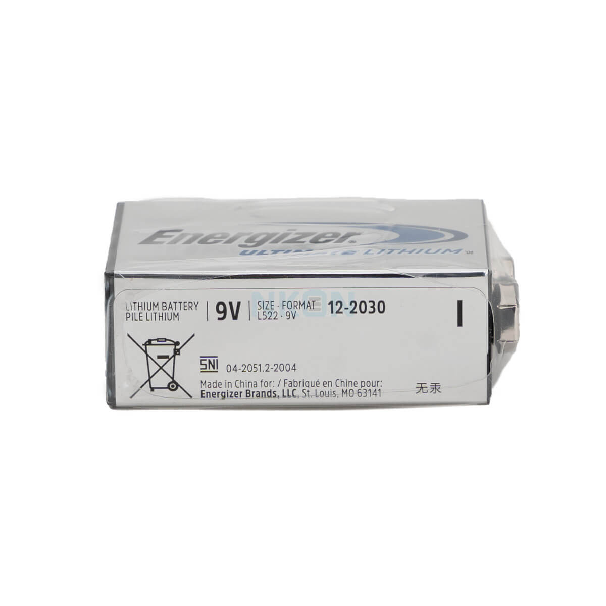Energizer Lithium 9v Battery - Non Rechargeable Other Energizer