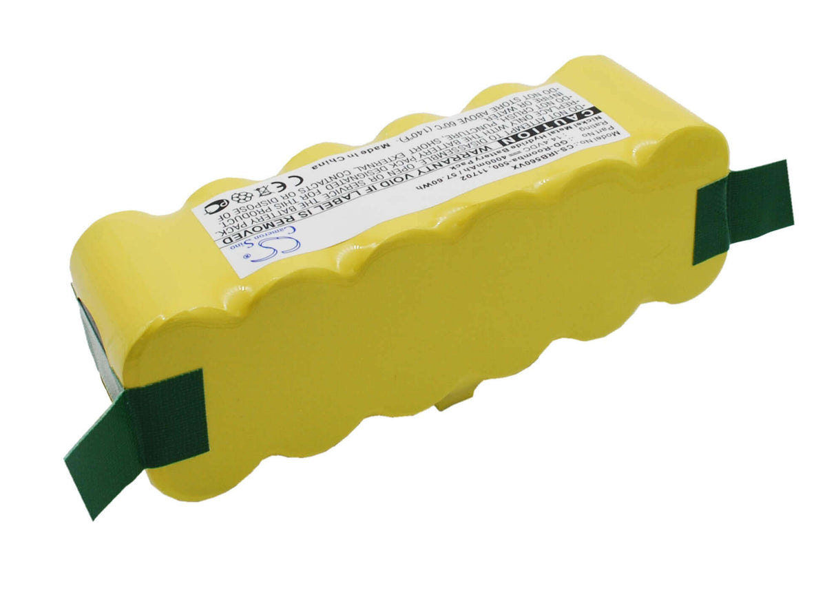 14.4V, Ni-MH, 4000mAh, Vacuum battery fits Robotic, Vileda, Intelligent Floor Vac M-488, 57.60Wh Vacuum Cameron Sino Technology Limited