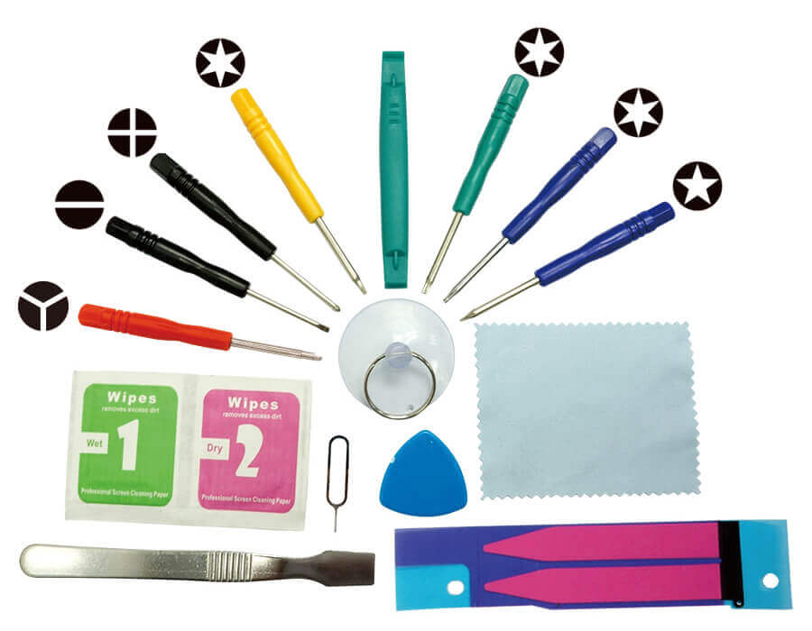 Extended Toolkit For Opening Smartphones, Iphones & Laptops Screwdriver Cameron Sino Technology Limited