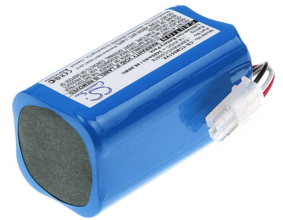 14.4V, Li-ion, 3400mAh, Vacuum battery fits Yujin Robot, Iclebo, Arte, Arte Ycr-m05, Light, 48.96Wh Vacuum Cameron Sino Technology Limited