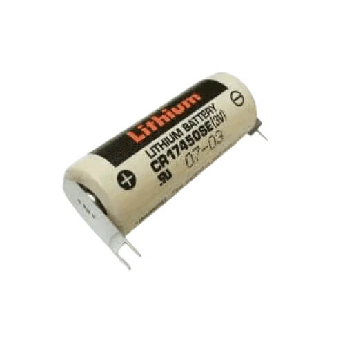 FDK CR17450SE-FT1 Lithium Battery , 3.0V, 2500mAh, with PC Pins for Circuit Board Backup Lithium Cell Sanyo / FDK