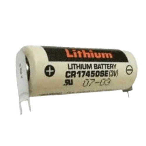 FDK CR17450SE-FT1 Lithium Battery , 3.0V, 2500mAh, with PC Pins for Circuit Board Backup Lithium Cell Sanyo / FDK