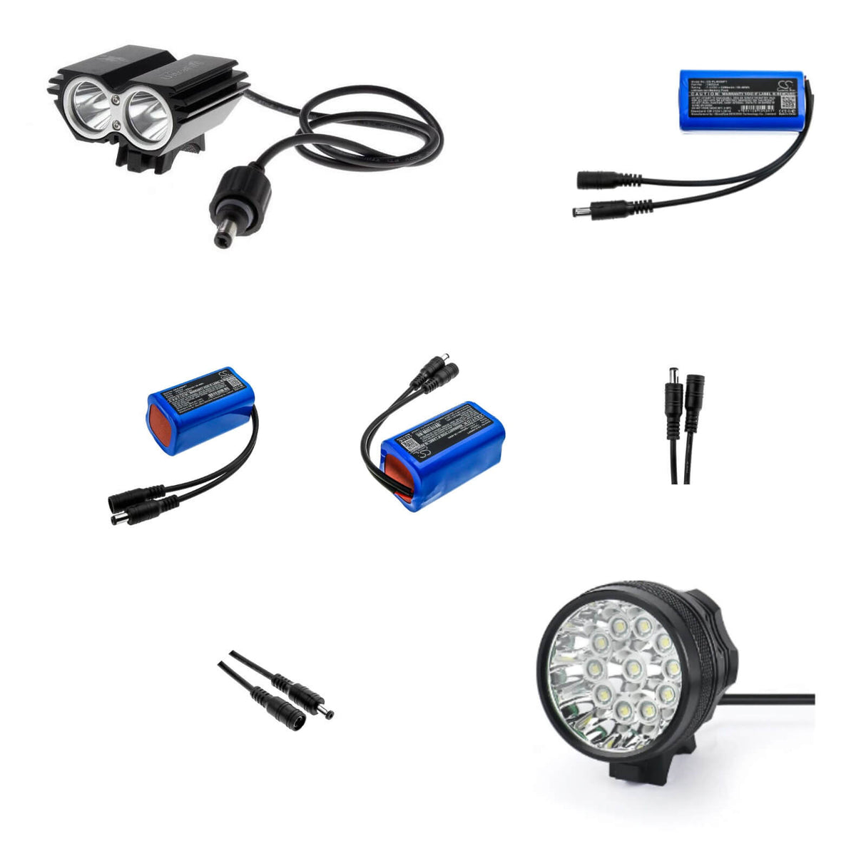 Cameron Sino CS-FLH650FT Replacement Battery Pack for Flashlights, Headlamps & Bike Lights – 5200mAh Flashlight Cameron Sino Technology Limited