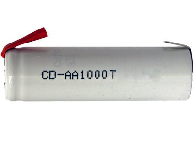 Generic Aa Flat Top Nicd Rechargeable Battery With Tabs - 1000 Mah Other CB Range