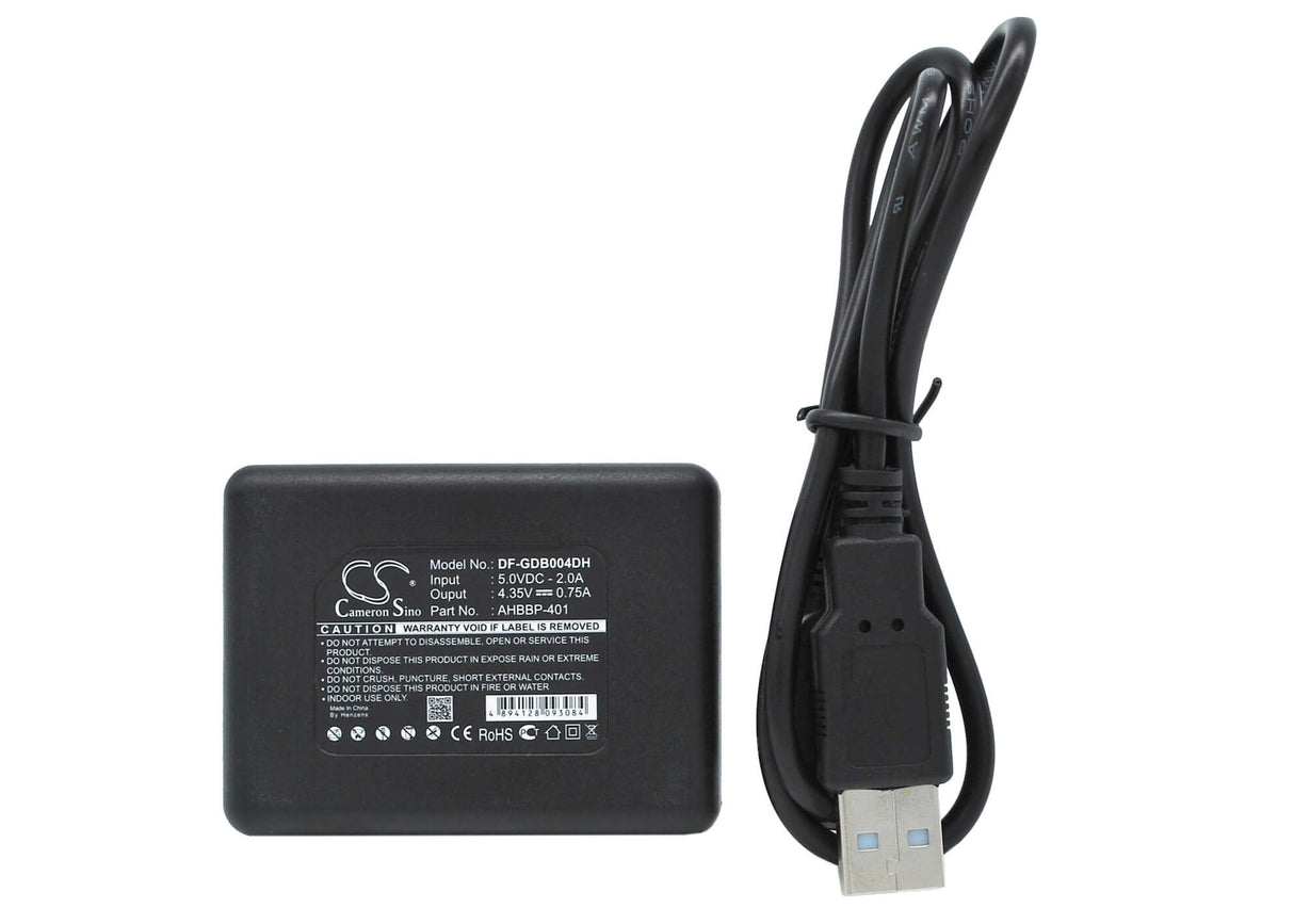 Chargeur de caméra Gopro Hero 4, Hero 4 Silver, Hero 4 Black, Hero 4+ Chargeur de caméra Cameron Sino Technology Limited (Caméra)