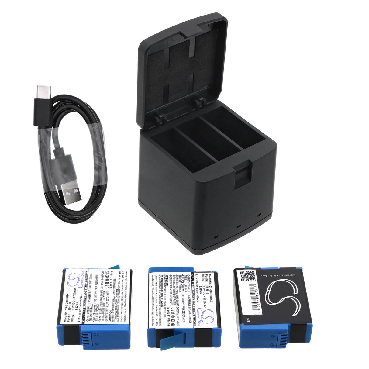 Chargeur GoPro Compatible avec Ahdbt-901, Chargeur de Batterie Hero 10 Cameron Sino Technology Limited