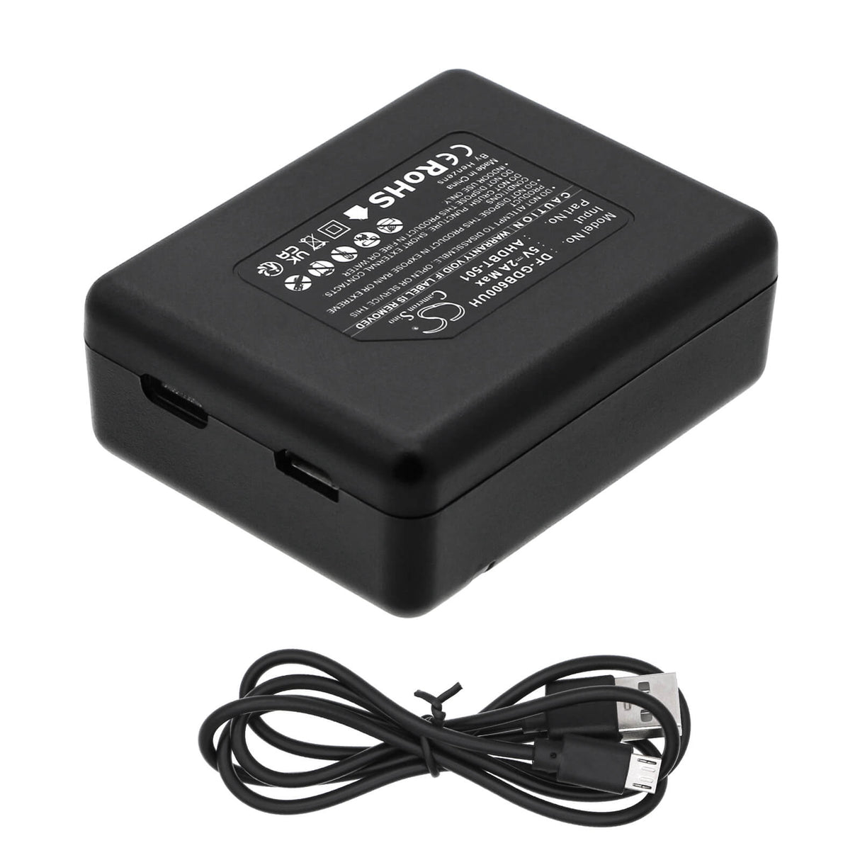 Chargeur GoPro Compatible avec GoPro: ASST1, HD8.01, Hero 2018, Hero 7 Black, Chargeur de Batterie Hero 5 Cameron Sino Technology Limited