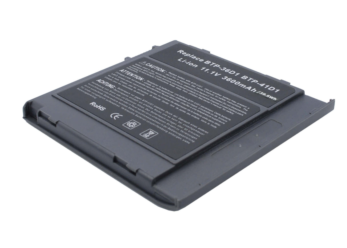 Grey Battery For Acer Travelmate 350, Travelmate 351, Travelmate 352 11.1v, 3600mah - 39.96wh Notebook, Laptop Cameron Sino Technology Limited