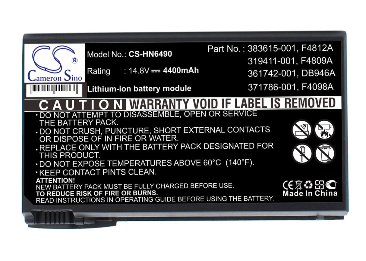 Grey Battery For Compaq Presario 2120us-de598a, Presario 2537ea-dk776a, Presario 2127ea-dg327a 14.8v, 4400mah - 65.12wh Batteries for Electronics Cameron Sino Technology Limited (Suspended)