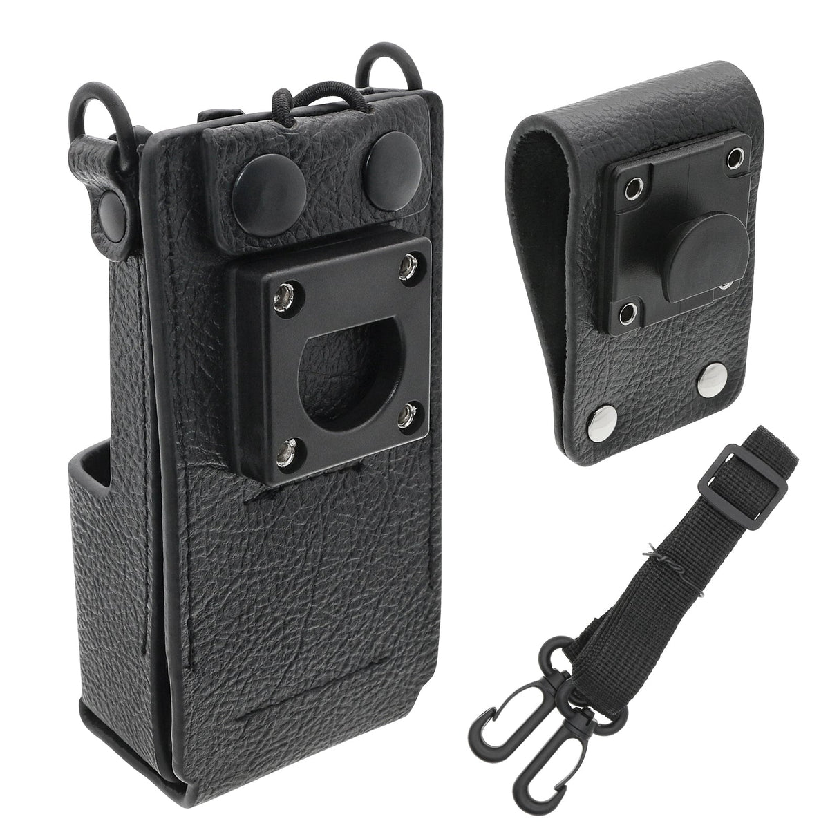Hard Leather Carry Case, Fits Motorola two-way radio Cp040, Dp1400 Two-Way Radio Case Cameron Sino Technology Limited