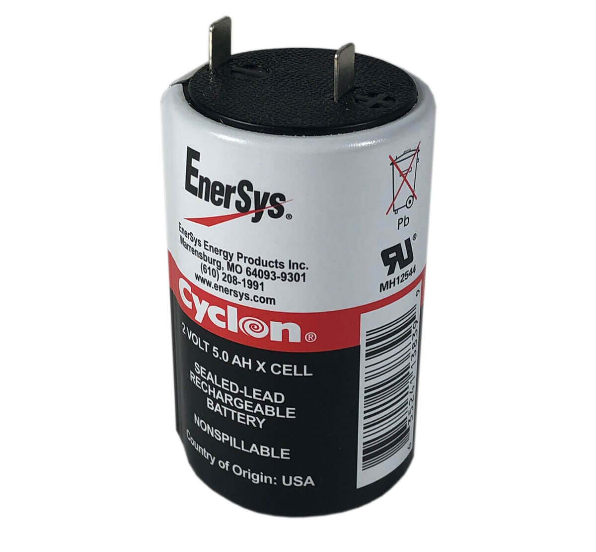 Hawker Cyclon Battery Fit's 0800-0004, 2v 5ah Sealed Lead Acid (Special) Hawker Cyclon