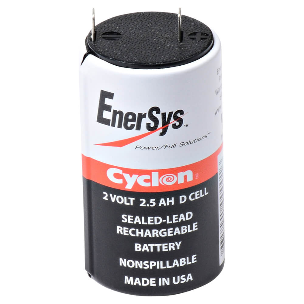 Hawker Cyclon Battery Fit's 0810-0004 D Size, 2v 2.5ah Sealed Lead Acid (Special) Hawker Cyclon