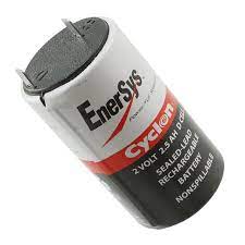 Hawker Cyclon Battery Fit's 0810-0004 D Size, 2v 2.5ah Sealed Lead Acid (Special) Hawker Cyclon