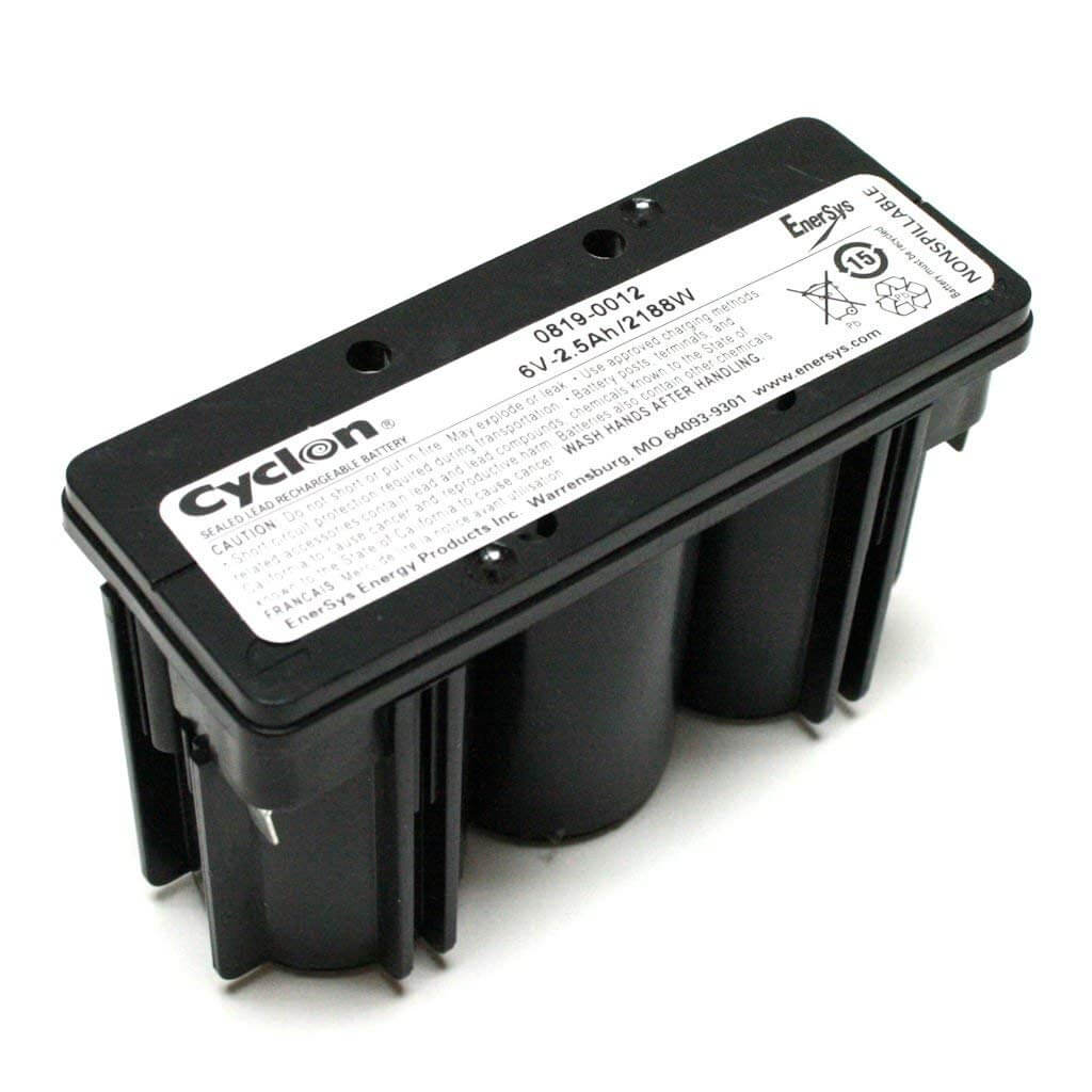 Batterie Cyclon 2.5Ah Hawker Lifefitness pour vélo d'exercice compatible avec 0819-0012, 0819-1006 Plomb-acide scellé Hawker Cyclon