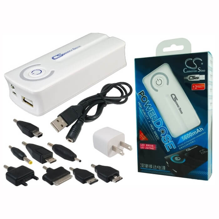 Hi Power White Usb Power Bank 5v, 5600mah - Batteries for Electronics Cameron Sino Technology Limited (Suspended)