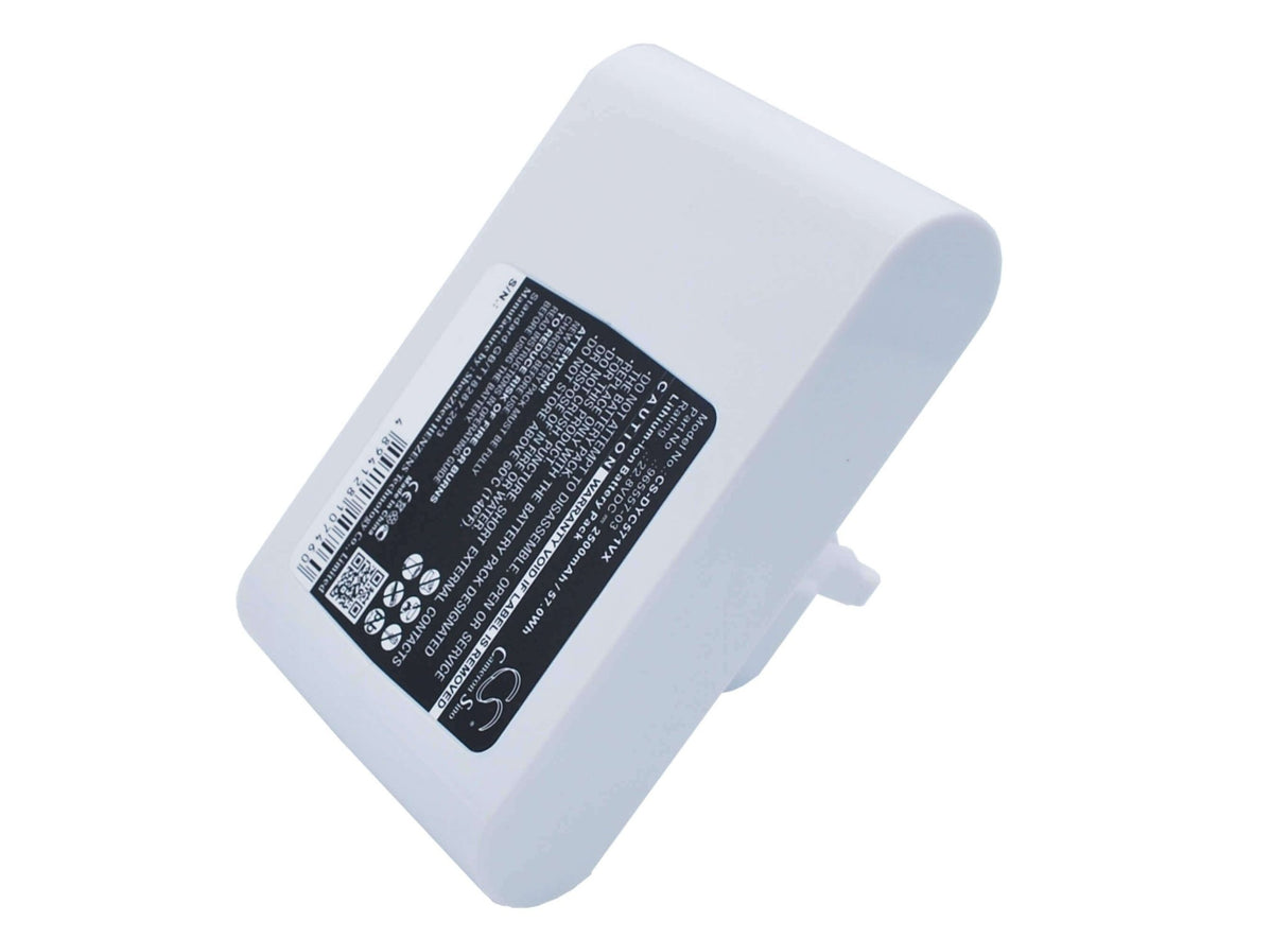 22.8V, Li-ion, 2500mAh, Batterie d'aspirateur compatible avec Dyson, Dc31 Animal, Dc34, Dc34 Animal, 57.00Wh Aspirateur Cameron Sino Technology Limited