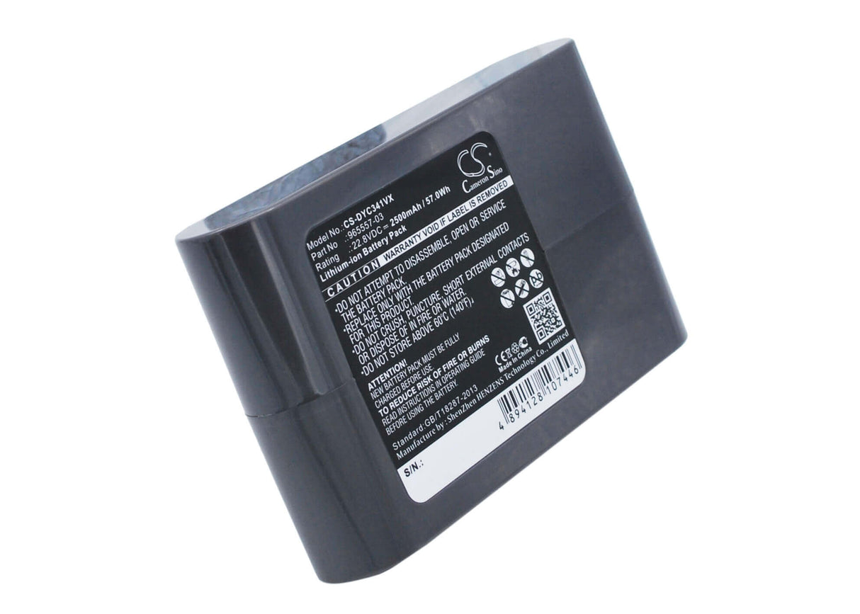 22,8V, Li-ion, 2500mAh, Batterie d'aspirateur compatible avec Dyson, Dc31 Animal, Dc34, Dc34 Animal, 57,00Wh Aspirateur Cameron Sino Technology Limited