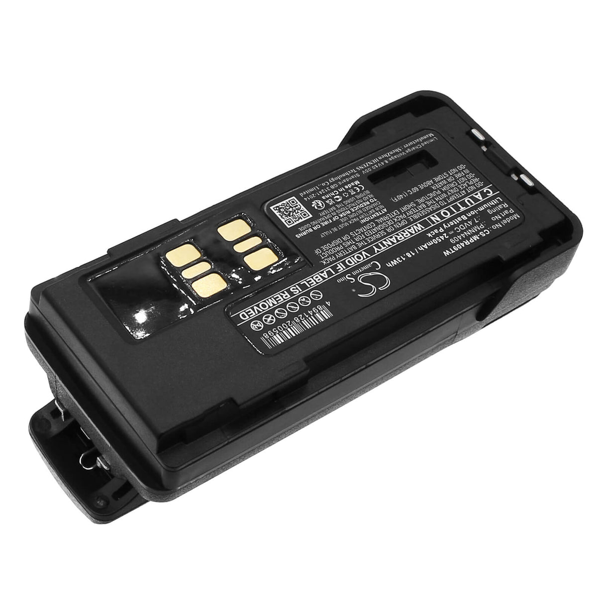 Impres 7.4V, Li-ion, 2450mAh, Two-Way Radio, Battery fits Motorola, Apx2000, Apx3000, 18.13Wh Two-Way Radio Cameron Sino Technology Limited
