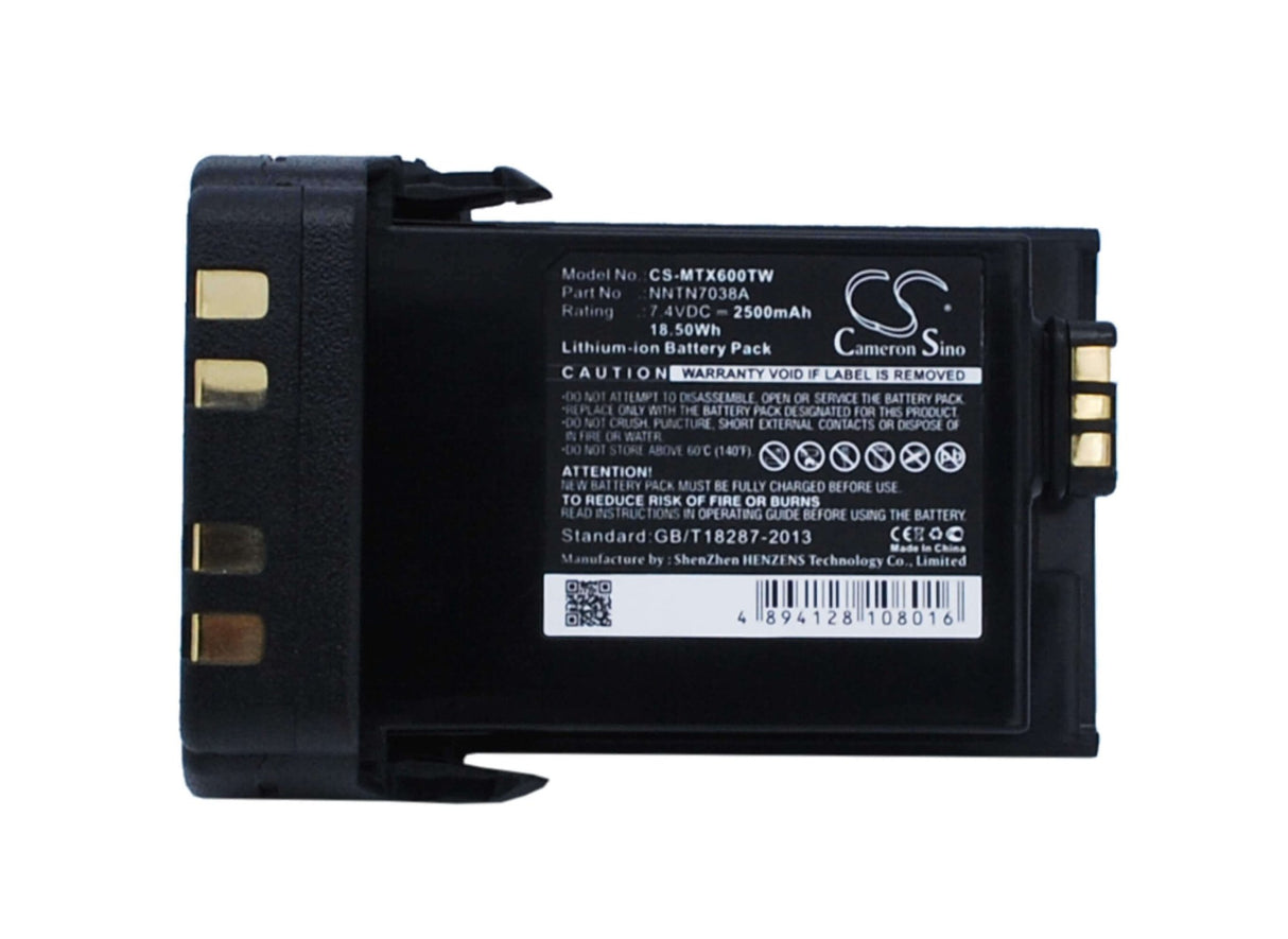 Impres two way radio battery For Motorola Apx6000, Apx7000, Apx8000 7.4v, 2500mah - 18.50wh Two-Way Radio Cameron Sino Technology Limited