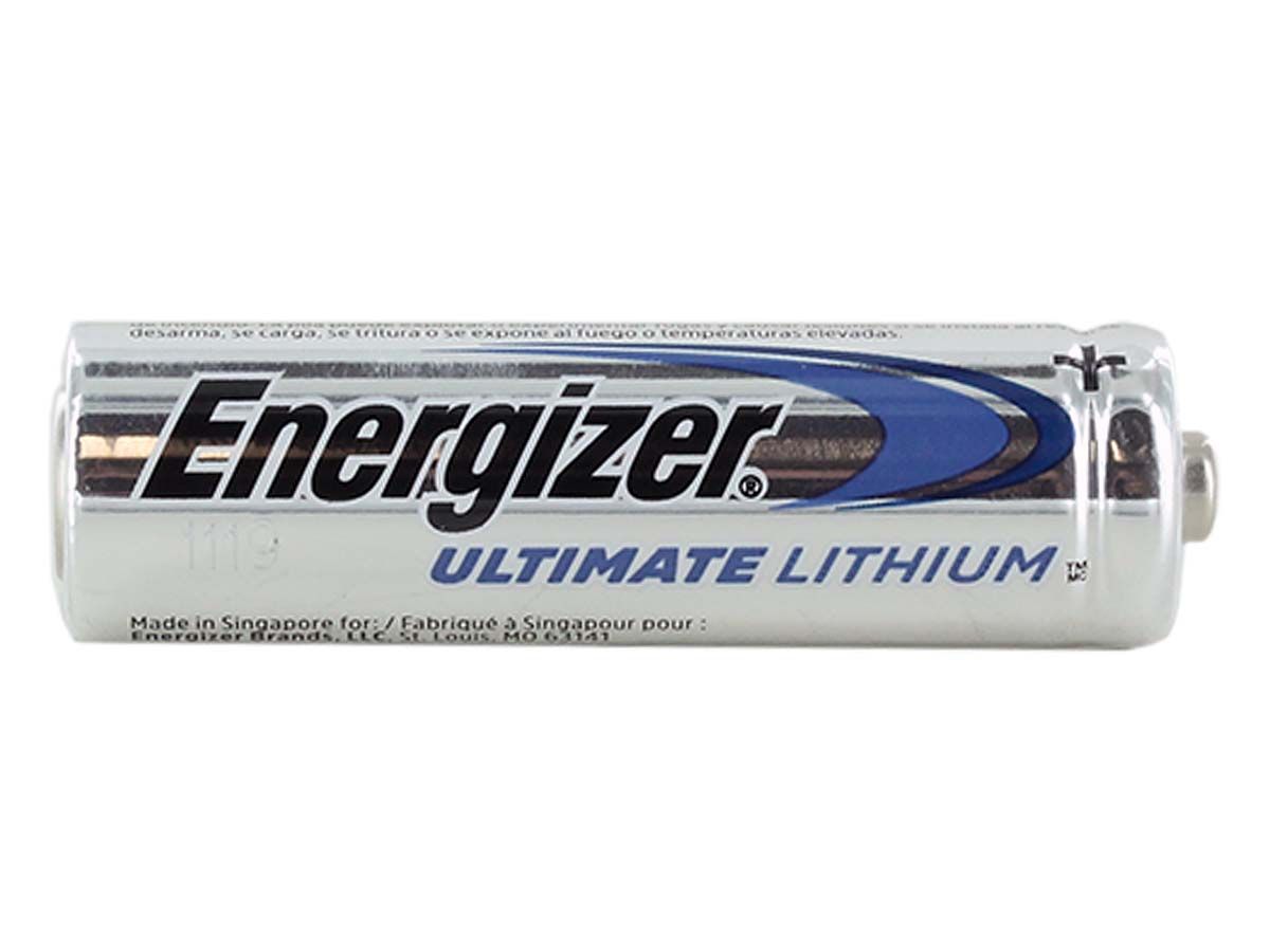 L91 Energizer Aa Ultimate Lithium Battery 1.5v Extra Long Runtime 3000mah - Non Rechargeable Consumer Batteries Energizer