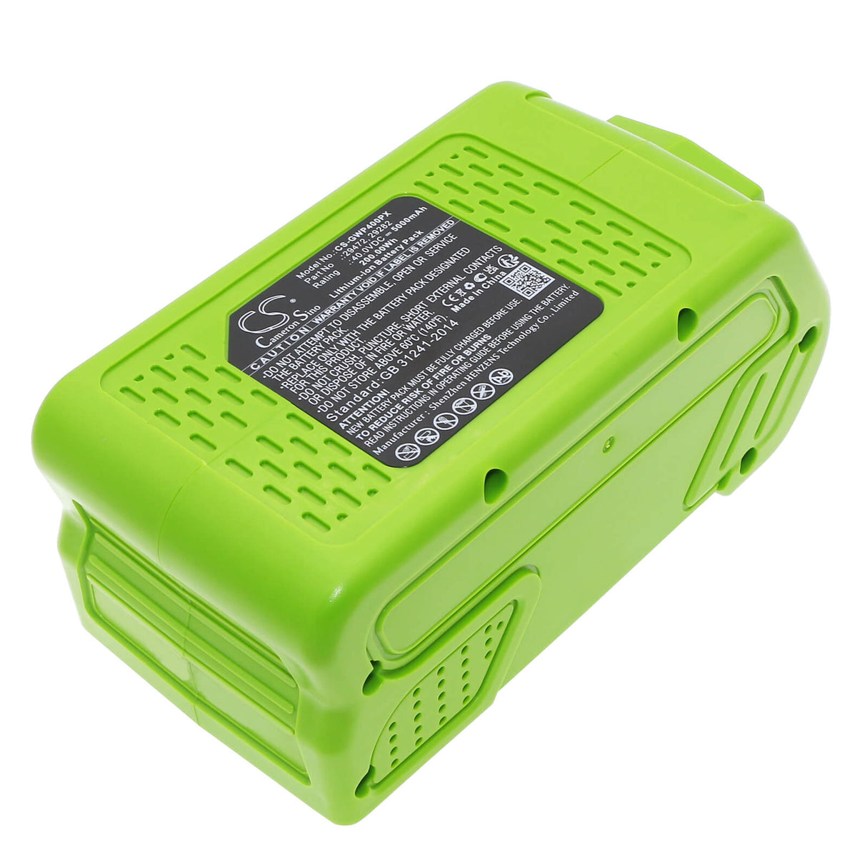 Lawn Mowers Battery For Greenworks, 20292, 20302, 20672 40v, 5000mah - 200.00wh Lawn Mowers Cameron Sino Technology Limited (Dangerous Goods)