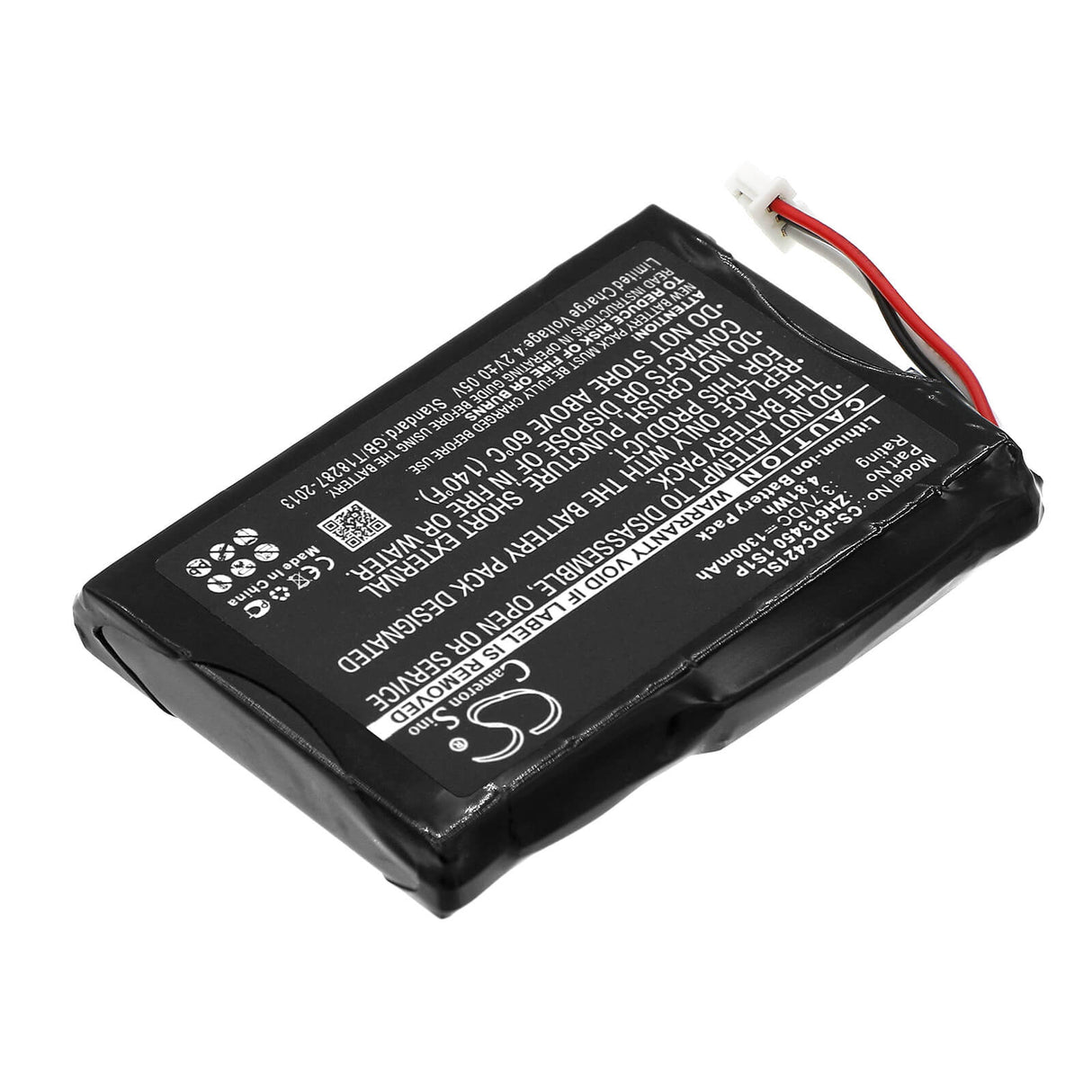 Li-ion Amplifier Battery For Jds Labs C5, C5d, C421 3.7v, 1300mah - 4.81wh Amplifier Cameron Sino Technology Limited