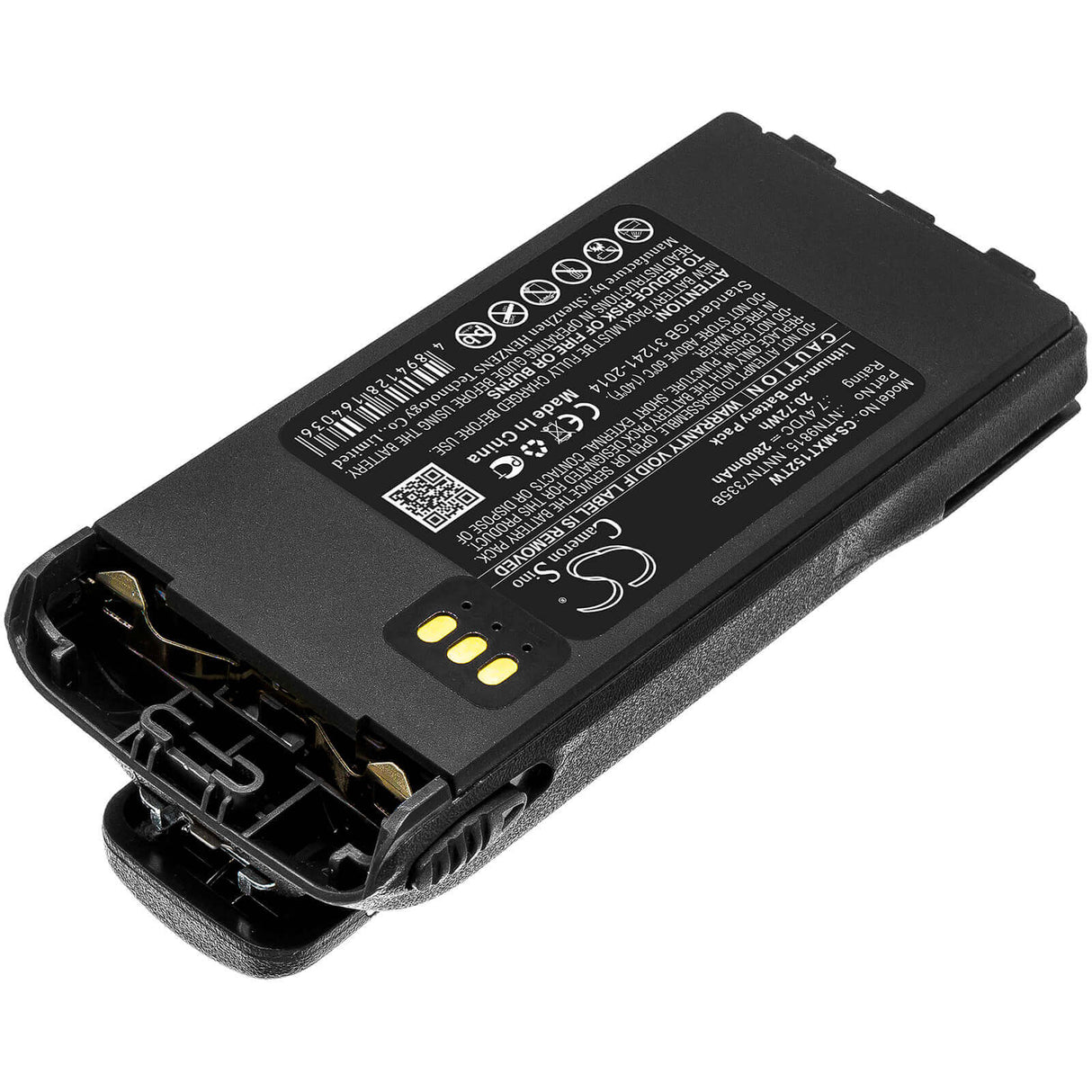Li-ion Two-Way Radio Battery For Motorola, Mt1500, Nt1500, Pr1500, Radius 7.4v, 2800mah - 20.72wh Two-Way Radio Cameron Sino Technology Limited