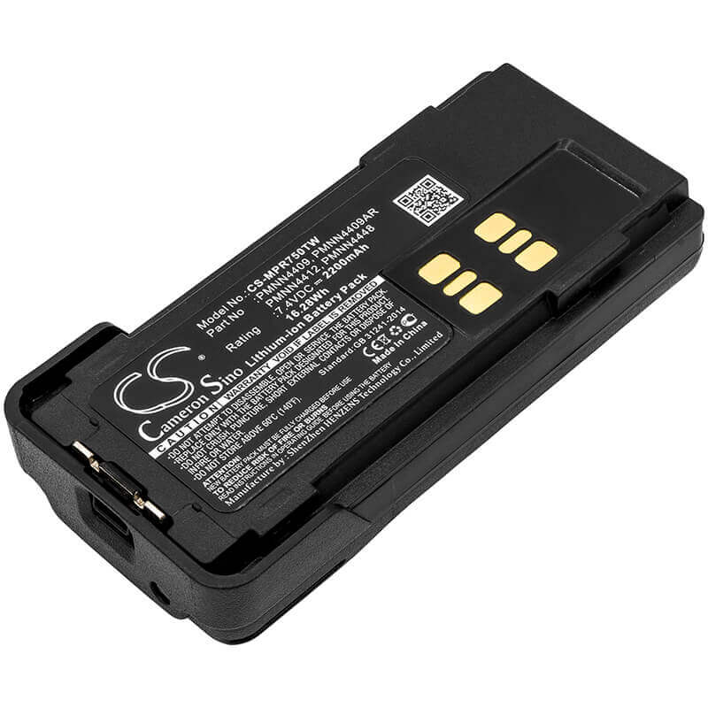 Batterie Li-ion pour modèles de radios bidirectionnelles Motorola Trbo, Xpr7550, Xpr7350 7.4v, 2200mah - 16.28wh Radio bidirectionnelle Cameron Sino Technology Limited