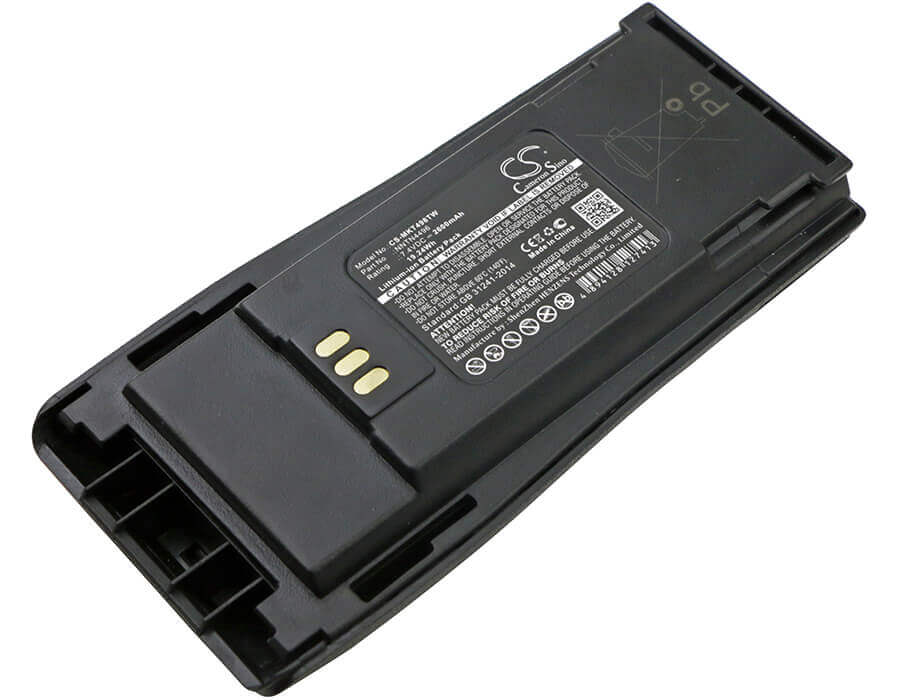 Two-Way Radio Li-ion Battery, For Motorola Cp150, Cp200, Cp250 7.2v, 2600mah - 18.72wh Two-Way Radio Cameron Sino Technology Limited