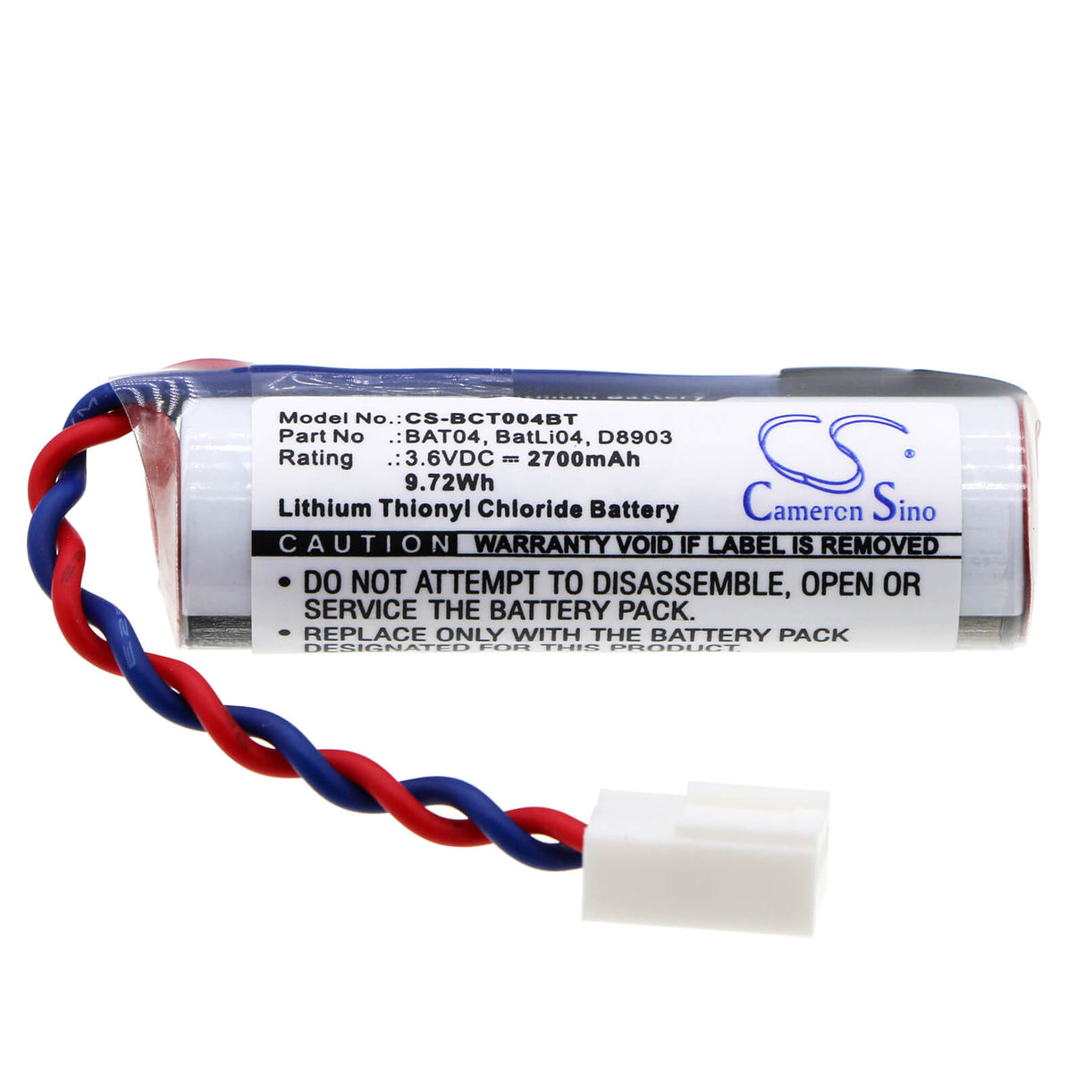 Li-SOCl2, Alarm Battery For Daitem, 1000, 1000 Dp1101x, 4d14111x 3.7v, 800mah - 2.96wh Alarm System Cameron Sino Technology Limited