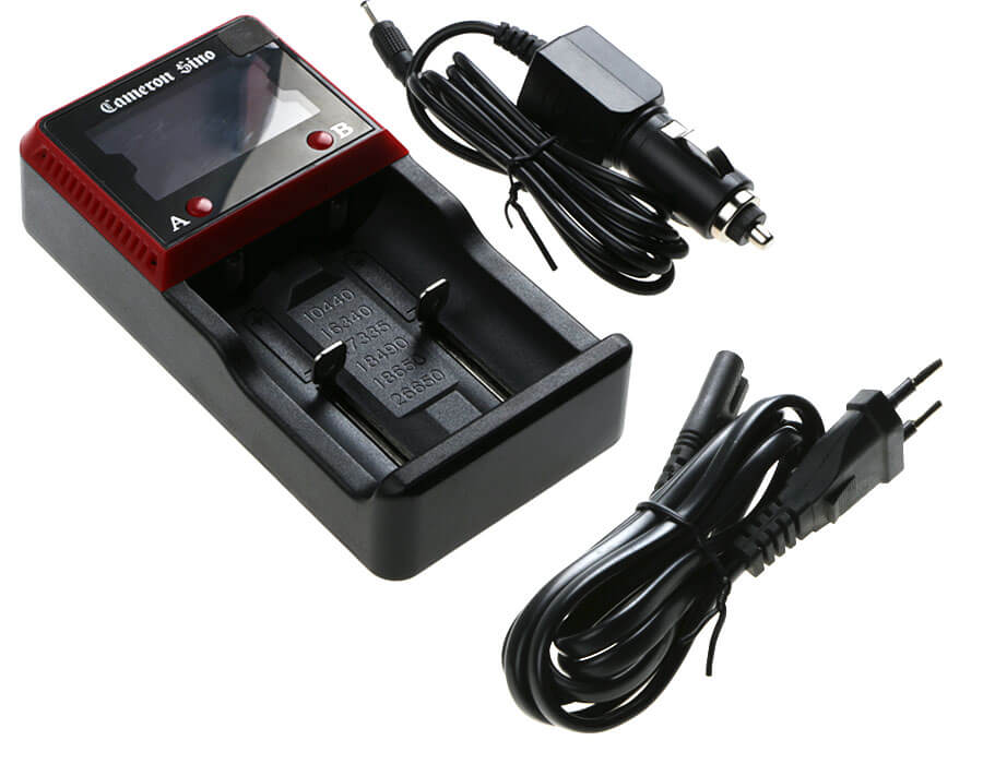 Mains Double Slot Charger For Aa, Aaa 18650 Charges Nimh & Lithium Ion Cells Euro Plug Battery Charger Cameron Sino Technology Limited