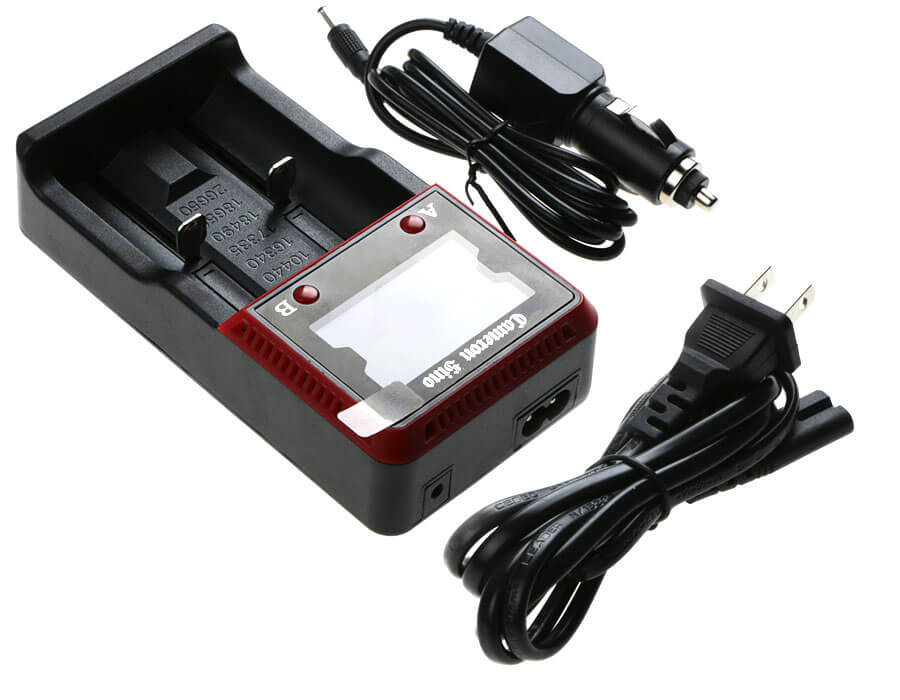 Mains Double Slot Charger For Aa, Aaa 18650 Charges Nimh & Lithium Ion Cells Usa Plug Battery Charger Cameron Sino Technology Limited