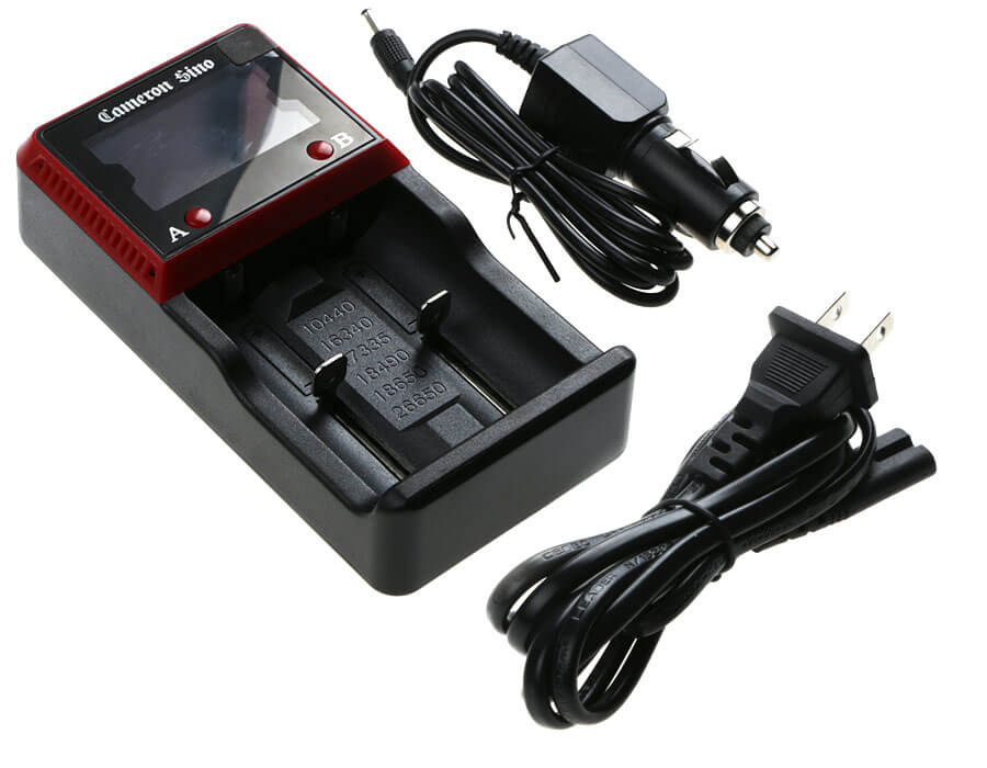 Mains Double Slot Charger For Aa, Aaa 18650 Charges Nimh & Lithium Ion Cells Usa Plug Battery Charger Cameron Sino Technology Limited