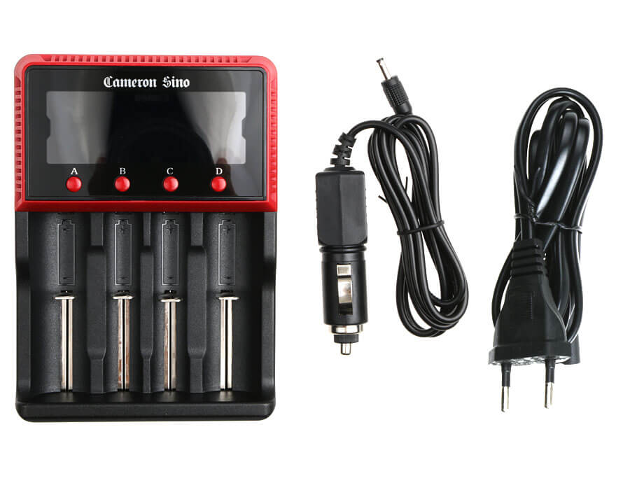 Mains Four Slot Charger For Aa, Aaa 18650 Charges Nimh & Lithium Ion Cells Euro Plug Battery Charger Cameron Sino Technology Limited