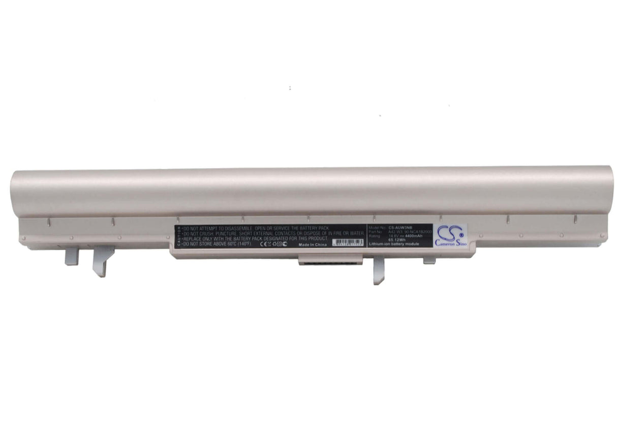 Metallic Grey Battery For Asus W3, W3a, W3n 14.8v, 4400mah - 65.12wh Notebook, Laptop Cameron Sino Technology Limited (Suspended)