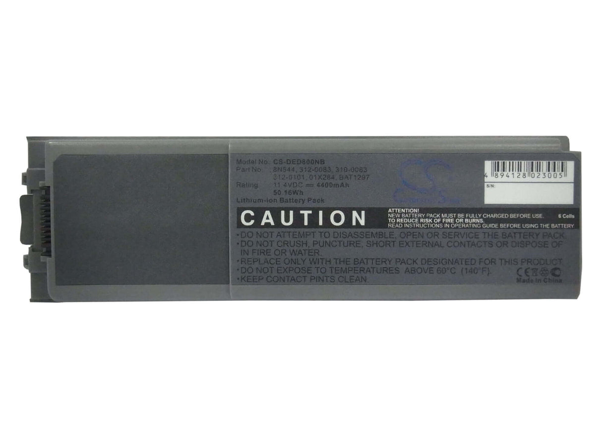 Metallic Grey Battery For Dell Inspiron 8500, Inspiron 8500m, Inspiron 8600 11.4v, 4400mah - 50.16wh Batteries for Electronics Cameron Sino Technology Limited (Suspended)