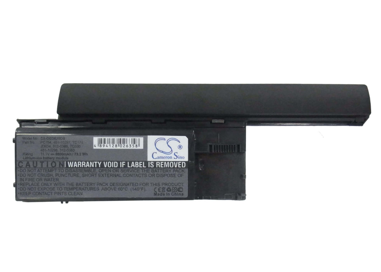 Metallic Grey Battery For Dell Latitude D620 11.1v, 6600mah - 73.26wh Notebook, Laptop Cameron Sino Technology Limited