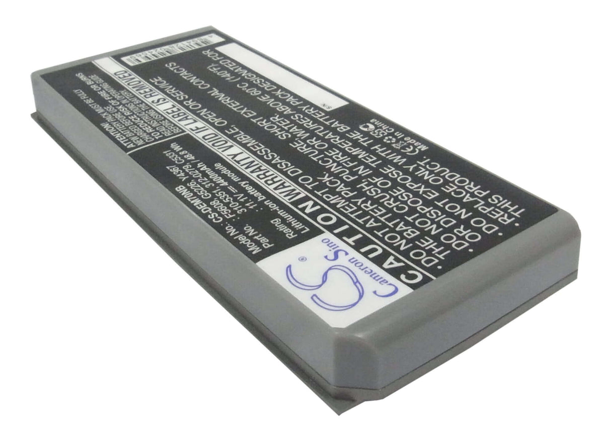 Metallic Grey Battery For Dell Latitude D810, Precision M70 11.1v, 4400mah - 48.84wh Notebook, Laptop Cameron Sino Technology Limited