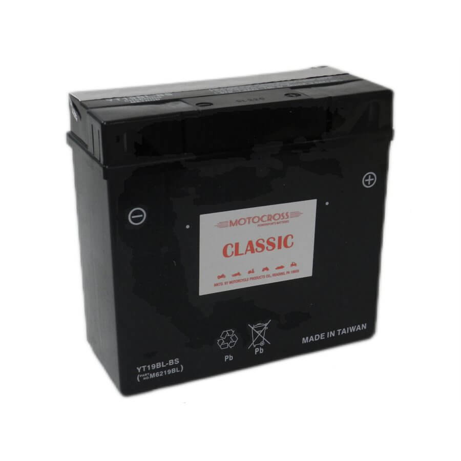 Motocross YT19BL-BS 12v YT19BL-BS MF Motorcycle Battery (51913) Other Batteries Motocross