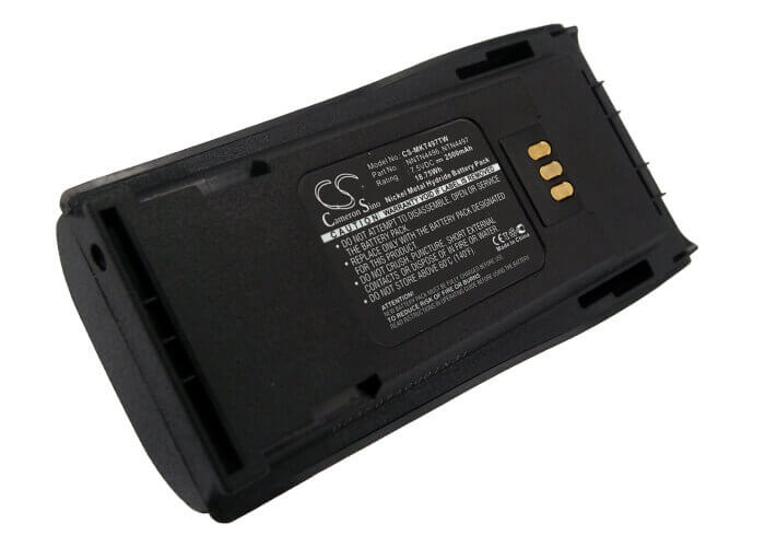 7.5V, Ni-MH, 2500mAh, Two-Way Radio battery fits Motorola, Mnn4254ar, Cp040, Cp140, 18.75Wh Two-Way Radio Cameron Sino Technology Limited