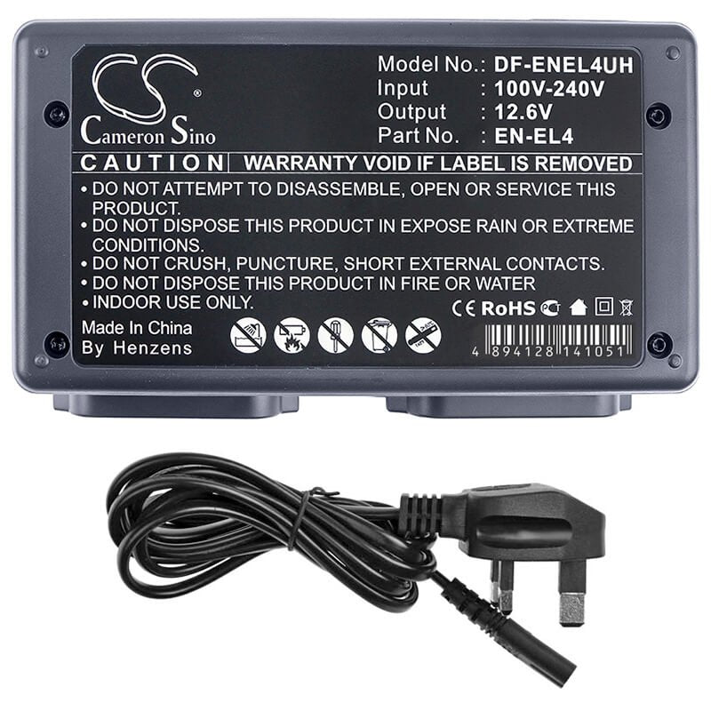 Chargeur d'appareil photo Nikon En-el4, En-el4a, En-el4e, Mh-21, Mh-22 Cameron Sino Technology Limited (Appareil photo)