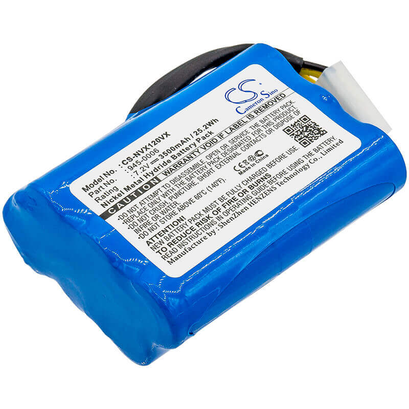 7.2V, Ni-MH, 3500mAh, Vacuum battery fits Vorwerk, Neato, 945-0080, All Floor, Signature 25, 25.20Wh Vacuum Cameron Sino Technology Limited