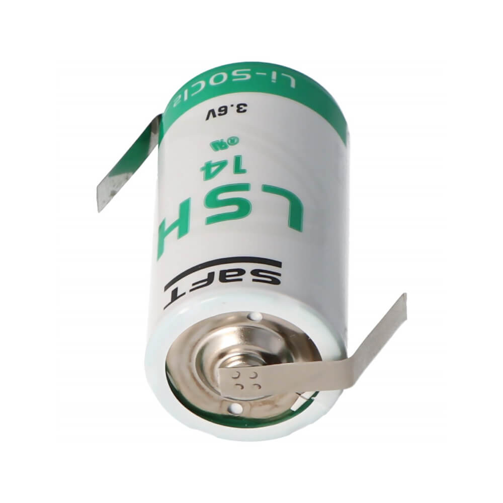 Opposite-tabbed Saft Lsh14 3.6v C-size Battery 5800mah Saft Batteries Saft Lithium Batteries