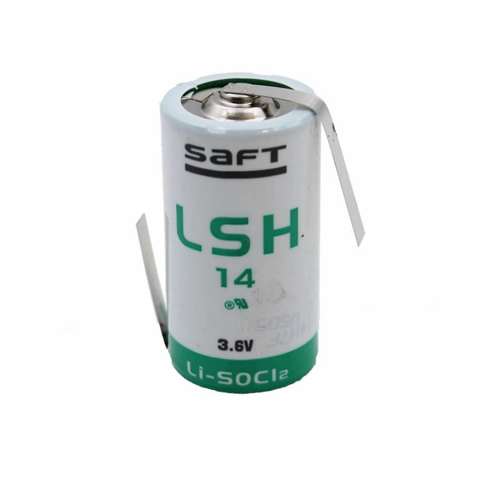 Opposite-tabbed Saft Lsh14 3.6v C-size Battery 5800mah Saft Batteries Saft Lithium Batteries