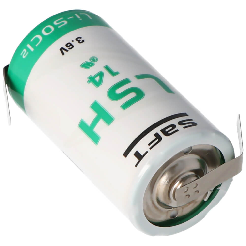 Opposite-tabbed Saft Lsh14 3.6v C-size Battery 5800mah Saft Batteries Saft Lithium Batteries