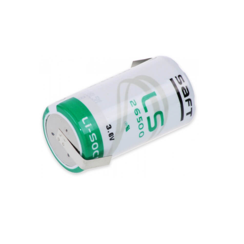 Opposite Tabs C-size 3.6v 7700mah Saft Ls26500 Lithium Battery Saft Batteries Saft Lithium Batteries