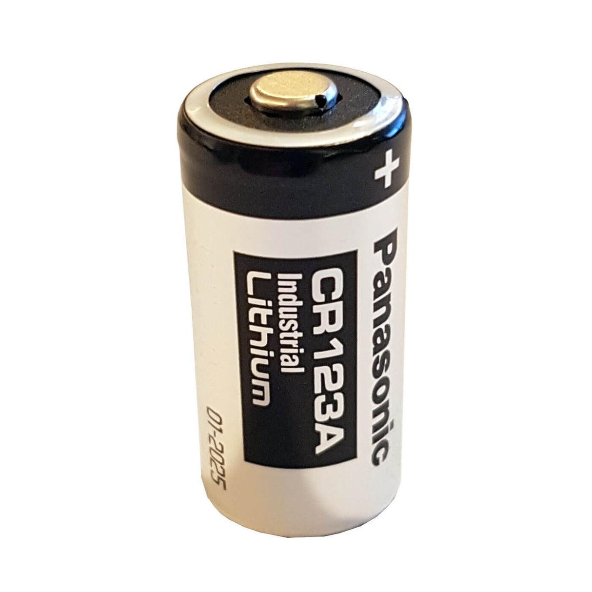 Batterie au lithium Panasonic 3v Cr123a 1400mah remplace Cr17345, Cr123a - Non rechargeable Autre Panasonic avec broches PC - 2 broches sur la borne positive - 1 broche sur la borne négative